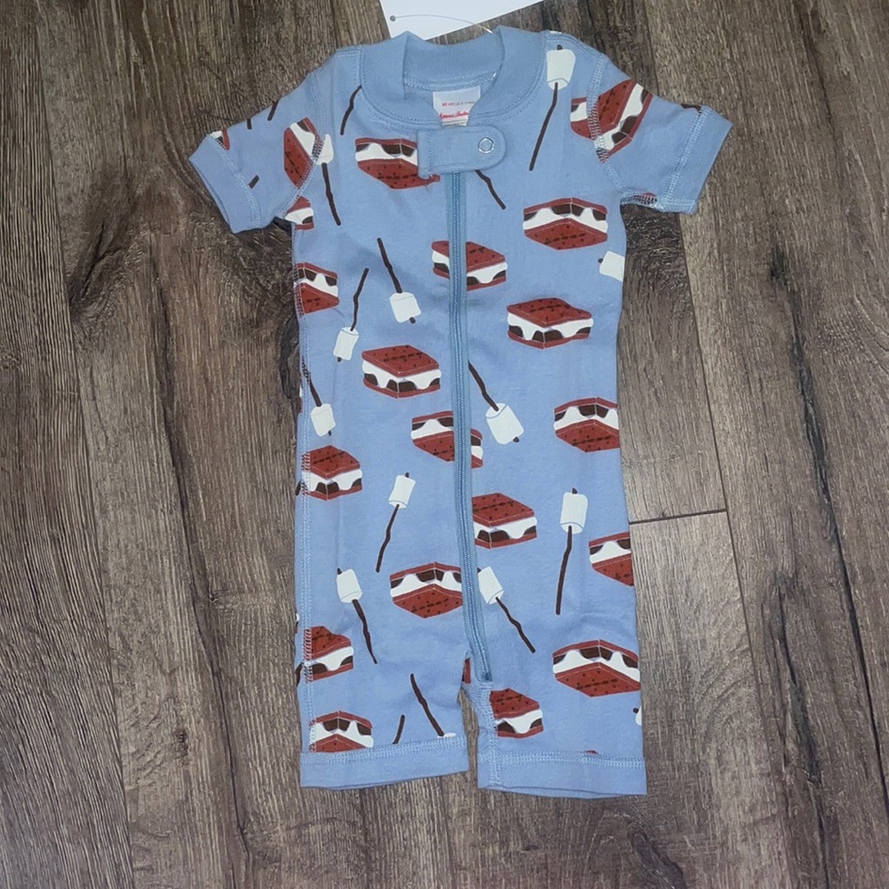 Adorable, Hannah Anderson  s’mores pajamas size 3 to 6 months